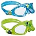 Aqua Sphere Kids Seal 2 Pack Swim Goggles, Violet + Aqua
