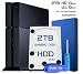 Skywin PS4 Slim High Performance 2TB Playstation 4 Hard Drive Upgrade kit for PS4 slim storage expansion with Guide, PS4 HDD, USB Flash Drive, Screwdriver, and HD Enclosure