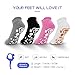 HONGJING Yoga Socks - Non-Slip with Grips Comfortable and Durable, Perfect for Yoga