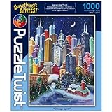 Chicago Spirit - 1000 Piece Jigsaw Puzzle, Something’s Amiss! Series, Unique Challenging Fun for Adults Family Teens, Made in USA