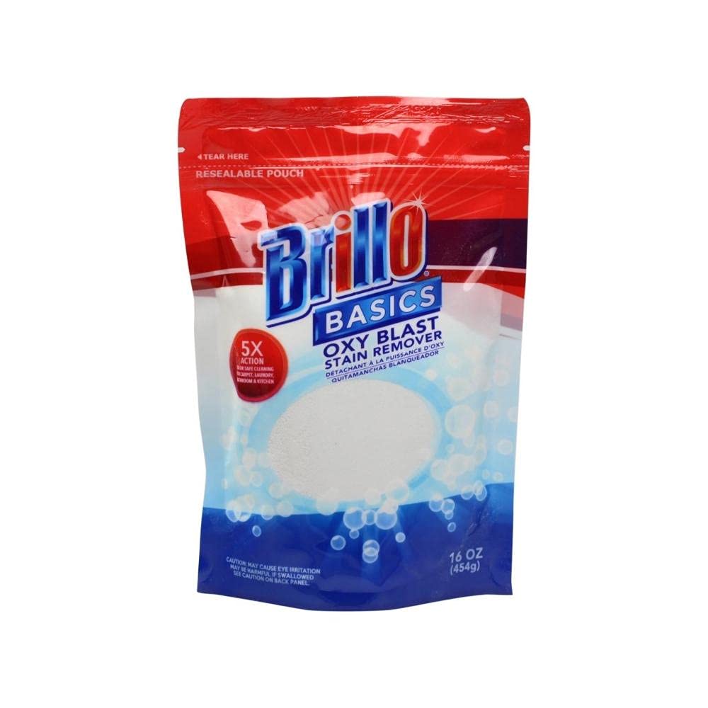 Photo 1 of Brillo Basics Oxy Blast Stain Remover 5X Action 16oz