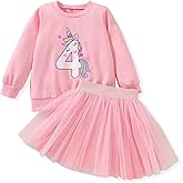 CPEI 4th Birthday Outfit for Toddler Girls 4 Year Old Fourth Four Sweatshirt Tutu Skirt Fall Clothes