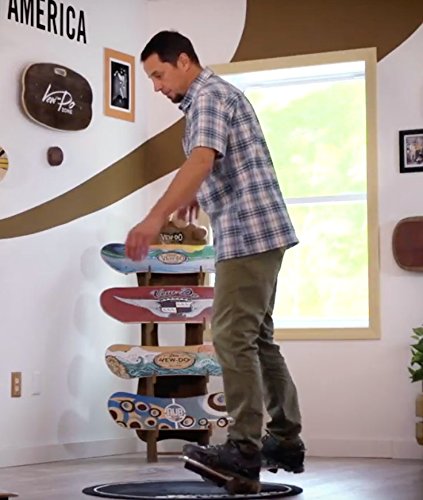WODFitters Vew-Do Zippy Balance Board with Patented Track and Rock Design - Provides Toe/Heel and Rotational Balance for Snowboarding, Wakeboarding, S