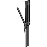 GLAMPALM Professional Curling Iron 1.6" - Long Barrel Ceramic Hair Curler for Women, Korea's No.1 Salon Hot Tool, 5 Temps & 30s Heat-up, 3D Swivel Cord & Dual Voltage, Black (GP628) (1.6")