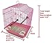 EDMBG Bird Cage KIT Blue Starter Set Perches Swing Feeders Scalloped Top Small Birdthumb 1