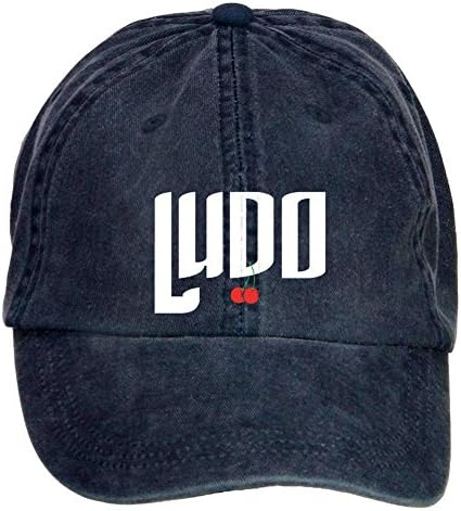 nmmnggsimida Unisex Ludo Alternative Rock Band Logo Baseball Caps One Size ColorName Velcro Adjustable