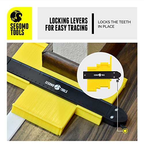 Segomo Tools 5 Inch & 10 Inch Contour Gauge & Shape Duplicator 2 Pack