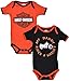 Harley-Davidson Boys Baby Twin Pack Creeper My Daddy Rides a Harley Orange