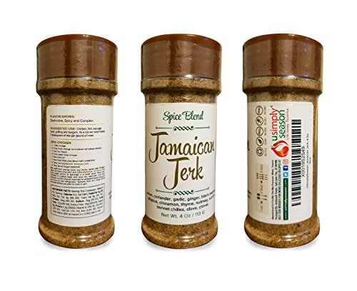 JAMAICAN SEASONING BLEND - Jerk Spice, 4 Oz | Salt Free, Sugar Free