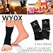 WYOX Ankle Compression Sleeve Support Brace for Men & Women, Running, Gym, Basketball, Cycling, Martial Arts, Kickboxing & Sports Stabilizer Compression Ankle Socks for Training & Recovery