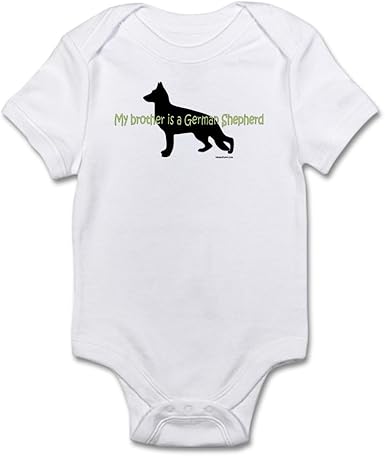 german shepherd baby onesie