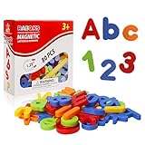 RAEQKS Magnetic Letters Colourful Alphabet Numbers