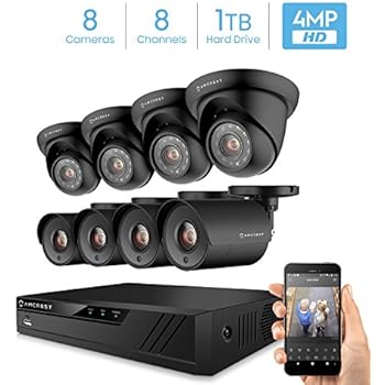 Amazon.com : Amcrest UltraHD 4MP 16CH Home Security Camera