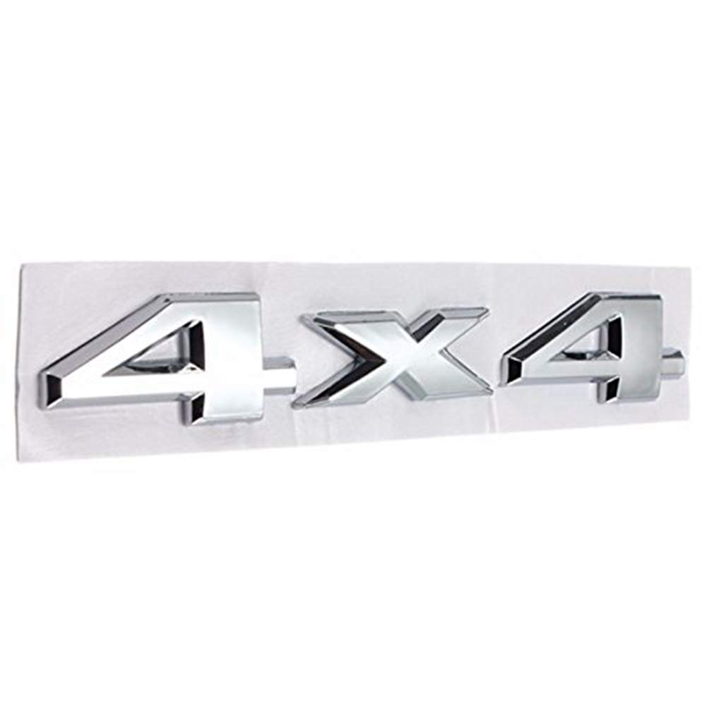 Alamor Car 3D New 4 X 4 Sticker Chrome Logo Decal Emblem compatible with compatible with Jeep Dodge Abs