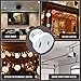 UL Listed Light Socket to Plug Screw-in Adapter w. Safety Seal Polarized 2 Prong to 3 Prong Outlet Adapter Grounding Plug Converter + Waterproof Outdoor Extension Cord Plug Cover (2 Sets)