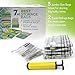 DecoBreeze Vacuum Space Saver Storage Bags - 7 Piece Set - 5 Jumbo Storage Bags Plus 2 Space Saving Travel Compression Bags - Helps You Organize, Declutter, and Travel Light - Hand Pump Included