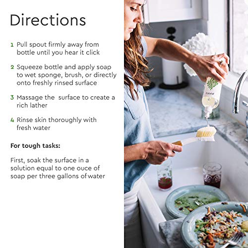 Puracy Dish Soap, Green Tea & Lime, Care for Your Dishes and Your Hands, 99.96 PlantBased