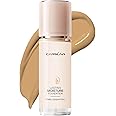 CARSLAN Lasting Moisture Foundation, 24H Longlasting Medium Coverage Dewy Finish Face Makeup, Poreless, Lightweight, Hydrating Liquid Foundation For Dry Skin, M02