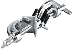 Adamas-Beta Lab Stand Clamp Cross Clamp Holder Extra Large Boss Head Clamp Aluminium Alloy Right Angle Rods up to 25mm/0.98in in Dia, Electroplate