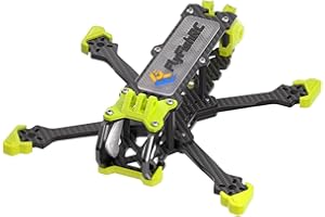 FLYFISHRC Valador VX3 3inch RC FPV Racing Drone Quad T700 High-strength Carbon Fiber HD O4 PRO Air Unit Squashed-X Quadcopter Frame Kit DIY Parts CNC Aluminum Alloy Yellow