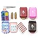 XDOBO Pill Box 7 Day Portable for Travel 8 Compartments Weekly Medicine Vitamin Plastic Pill Organizer BPA Free Good for Purse and Pocket (Pink)