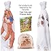 Promotion Baby Summer Swaddle Blankets - TamTchu - 47 X 47 inch Large Softest Muslin Unisex Boys and Girls Gift Set of 2 Pack with Sack