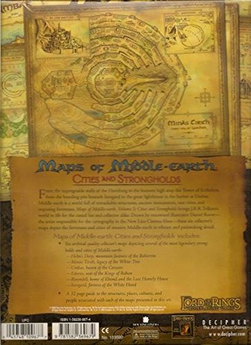 Maps Of Middle Earth Cities And Strongholds The Lord Of The Rings Roleplaying Game Decipher Rpg Amazon Com Books