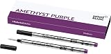 Montblanc Amethyst Purple Rollerball Refills (M) 106931 – 2 x Medium Nib