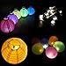 LEORX 30 White LED Paper Lantern Lights for Balloons Party Floral Decoration, Waterproof (30)