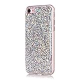 GBSELL Glitter Sparkle Case Cover Skin For iPhone 7 (Silver)