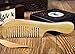 Myhsmooth Sh-1w-mt Wide Tooth 100% Handmade Premium Quality Natural Sheep Horn Comb with Handle(7.5''Long)