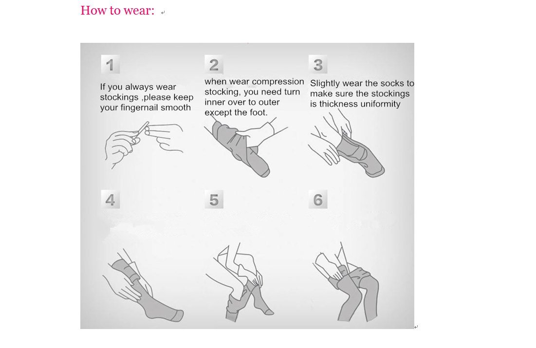 Compression Stockings Pantyhose Firm Support 2030mmHg Open Toe Ladies