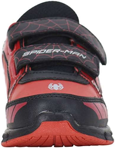 Ultimate Spiderman Little Boy's Light Up Sneakers Shoes
