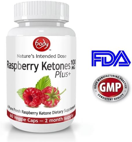 Raspberry Ketone Plus - Raspberry Ketones Pure - Raspberry Ketone Fresh - 100mg Raspberry Ketones - Burn Fat Naturally - Pure Raspberry Ketones Plus - 2 Month Supply From Body By Natra™