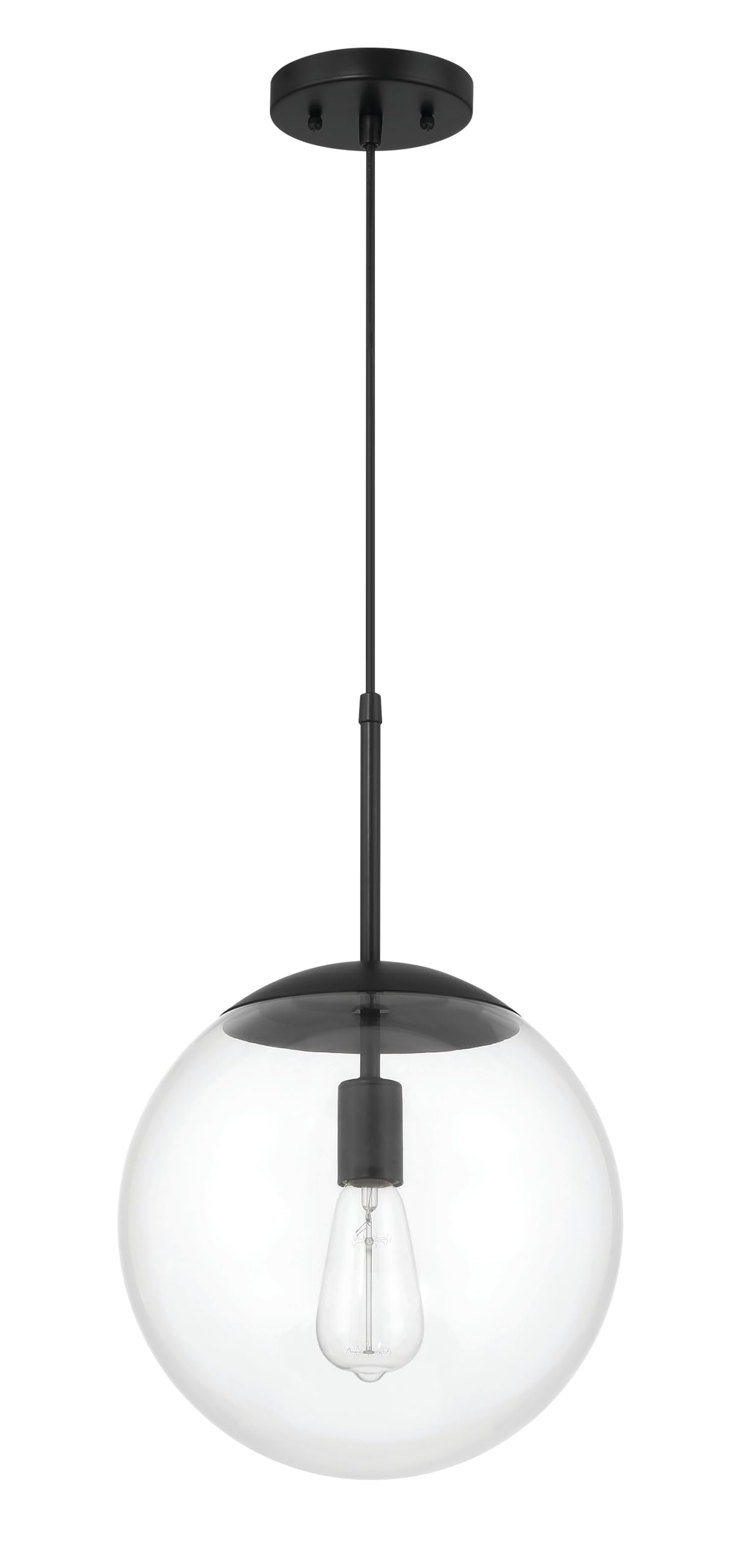 Photo 1 of ***FACTORY SEALED***Craftmade 56892-FB Gaze Pendant, 1-Light 60 Watts, Flat Black, Bulb(s) Not Included
