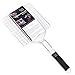RJQ BBQ Grilling Basket, Portable Stainless Steel Grilling Basket for Kitchen/Outdoor Grill with Long Handle for Vegetable Fish Shrimp and Many Other Food.