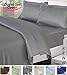 King Striped Duvet-Cover-Set Grey - Brushed Velvety Microfiber -Luxurious, Comfortable, Breathable, Soft & Extremely Durable - Wrinkle, Fade & Stain Resistant - Hotel Quality By Utopia Bedding (King, Grey)