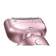 Akunbem Bikini Trimmer for Women Wet or Dry, Rechargeable Painless Ladies Body Hair Trimmer Remover, Detachable Head (Pink Blade Head)