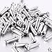 Pangda 300 Pieces Cable End Brake Cable Cap Cable Crimp Ends for Bike and Mountain Bicycle, Silver Color