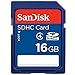 SanDisk 16GB SD HC memory card - (SDSDB-016G, bulk packaging)