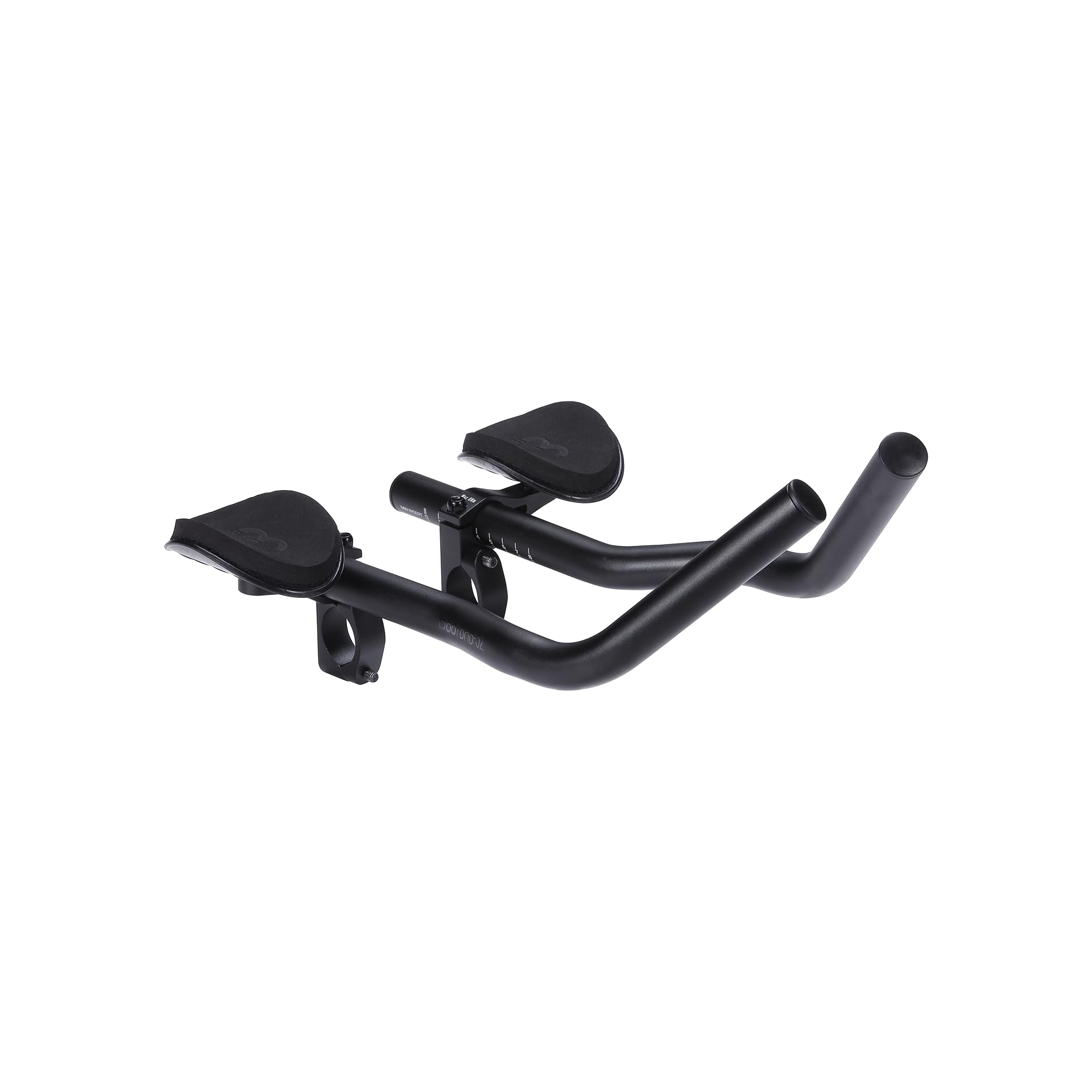 BBB Cycling AeroBase Aluminium Tri Bars Ergo-bend Aerobar for Road Bikes with Multi-adjustable EVA Arm Pads Compatible with 25.4/31.8 mm Bike Handlebars BHB-52