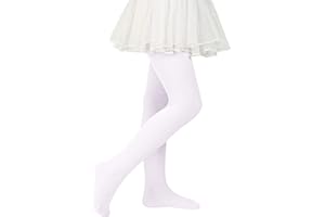 Zando Ultra Soft Ballet Tights for Girls Colorful Girls Leggings Footed Dance Tights 1-12T (Toddler/Little Kid/Big Kid)