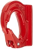 Indusco 47401400 Alloy Steel Weld On Hook, Painted Finish, 3 Ton Working Load Limit