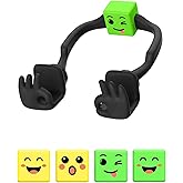 Easter Basket Stuffers for Teens Boys Kids Cell Phone Stand: OK Sign Phone Holder for Desk with Mood Cube Mens Gifts for Men Women Adults Teenage Girls Birthday Funny Cool Gadgets Ideas Easter Gifts