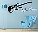 Empresal Guitar Rock Star Decal Wall Vinyl Decor Sticker Bedroom Music Kids Children Art