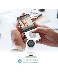 Cámara doméstica de 1080p YI, sistema de vigilancia de seguridad IP inalámbrica para interiores con visión nocturna para el monitor de mascotas y bebés de la oficina doméstica con iOS, servicio en la nube de aplicaciones Android disponible, 87026
