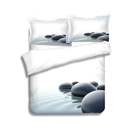 Amazon Com Mtsjtliangwan Family Bed Zen Stones In Water2 3