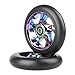 Kutrick Complete 2pcs 110mm Pro Stunt Scooter Replacement Wheels with ABEC-11 Bearing -Neo Chrome