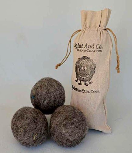 Grey Wool Balls, Dryer Balls or Decorative Ornaments