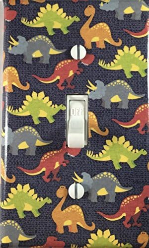 Kids Kids Dinosaur Decorative Light Switch Cover Wall Plate Blue Red Green Jurassic Rutherford Room